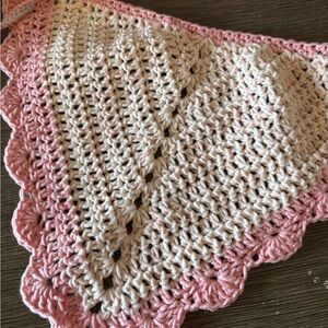 Handmade Crochet Triangle Bandanna multiple colors